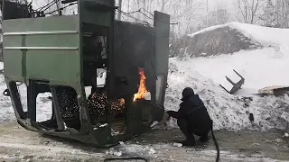 Разделка тепловоза на лом | март 2019, Челябинск