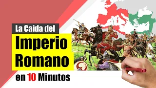 ¿Por qué cayó el IMPERIO ROMANO de Occidente? - Resumen | Crisis del siglo III, guerras civiles...