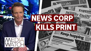 Regional news destroyed as News Corp stop the presses | Media Watch