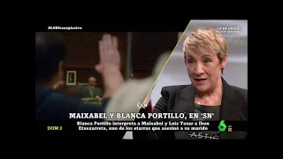 Maixabel Lasa y Blanca Portillo en 'LaSexta Noche' (02.10.21)