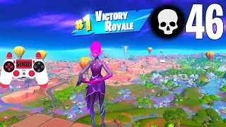 46 Elimination Solo Squads Gameplay "Building Only" Wins (Fortnite Chapter 3 Season 4)