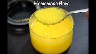 How to make Ghee at home | Homemade Butter and Ghee Recipe | how to make butter and ghee from cream