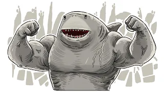 How I draw King Shark The Suicide Squad