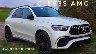 Mercedes AMG GLE 63s 2021 Launch Control 0-100 / 0-60 (simulating Race Start)
