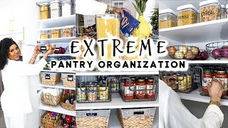 EXTREME PANTRY RESTOCK, REFILL & ORGANIZE WITH ME | OMABELLETV