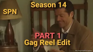 SPN Season 14 PART 1 "WORDS ARE HARD" Gag Reel Edit
