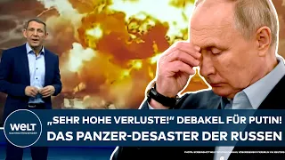 UKRAINE-KRIEG: Debakel für Wladimir Putin! "Sehr hohe Verluste!" Das Panzer-Desaster der Russen