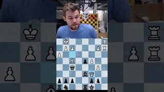 Magnus's reaction to his opponent's brilliant move 🤯 #chess #memes #chesscom