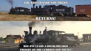Rio Grande Southern 20: Doubleheaded Freight on the Cumbres and Toltec!