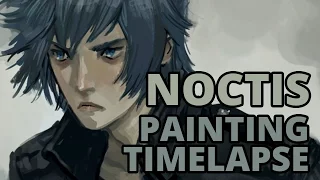 Fanart Friday #3 - FFXV Noctis - Painting Timelapse