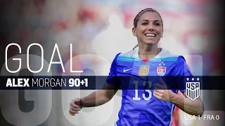 WNT vs. France: Alex Morgan Goal - March 6, 2016