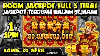 REKOR TERCEPAT JACKPOT FULL 5 TIRAI CUMA 1 SPIN | ASLI INI di LUAR NALAR | room fafa hari ini