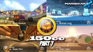Mario Kart 8 Gameplay Walkthrough Part 7 - Leaf Cup 150cc - Wii U