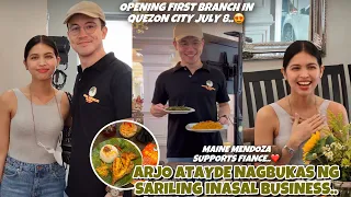 ARJO ATAYDE NAGBUKAS NG SARILING INASAL BUSINESS SA QUEZON CITY 😍 FIRST TASTING EVENT WITH MAINE