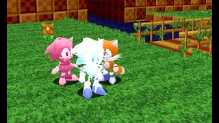 SRB2 Models for Crystal Sonic,Rose Gold Amy and Blueshoes Tails (READ DESCRIPTION)