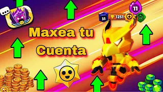 Maxea tu cuenta fácil y rápido de Brawl Stars, tips, oro, créditos, puntos de fuerza y stardrops