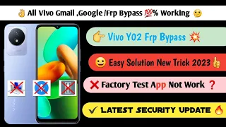 Say Goodbye to Factory Test App Issues on Vivo Y02 | Google Account Bypass Guide | without pc