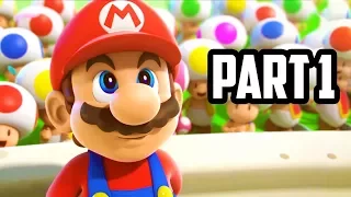 Mario + Rabbids Kingdom Battle Gameplay Walkthrough Part 1 - FULL GAME World 1 (Nintendo Switch)