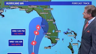 Tracking Hurricane Ian:  How strong will the storm be when it hits Florida?