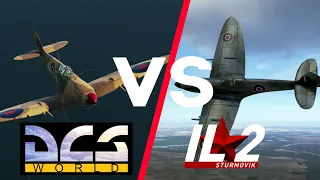 DCS VS IL-2 Sturmovik // Spitfire Comparison