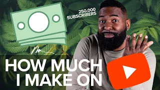 How Much Money I MAKE on YOUTUBE with 250,000 SUBSCRIBERS!