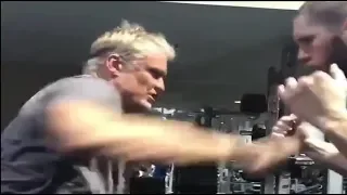 Creed II,Ivan Drago and Victor Drago training / Dolph Lundgren and Florian Munteanu