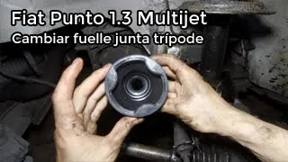 Cambiar fuelle / guardapolvo junta trípode - Fiat Punto 188 1.3 JTD Multijet