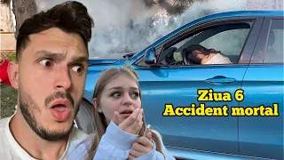 Accident mortal in Filmul Două inimi (A venit poliția, ambulanța, pompierii) - Making of - ziua 6