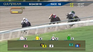 Gulfstream Park August 24, 2019 Race 10