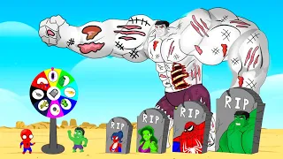 Rescue SUPERHERO HULK Family & SPIDERMAN Family : Back from the Dead SECRET - FUNNY