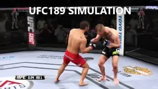 EA SPORTS™ UFC®-UFC189 Main Event Simulation