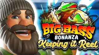 FIRST SPIN 😵 MAX BET BONUS 🔥 NEW BIG BASS BONANZA KEEPING IT REEL SLOT‼️ *** BIG WINS ***