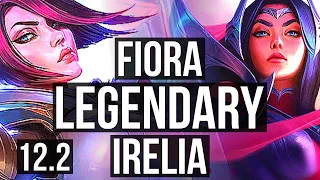 FIORA vs IRELIA (TOP) | Rank 3 Fiora, 9 solo kills, Legendary, 600+ games | EUW Challenger | 12.2