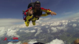 Visually Impaired Tiffany Brar's sky Diving