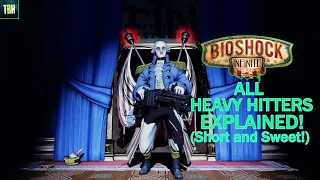 Bioshock Infinite All Heavy Hitters Explained | Boys of Silence, Handyman, Siren, & More (Lore)