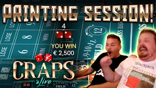 BIG WIN SESSION on Craps Live!