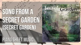 Piano Sheet Music: How to play Song from a Secret Garden by Secret Garden