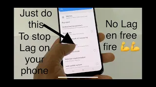 How to fix lag free fire Samsung Galaxy / Boost Android gaming performance 2020