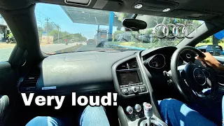 Driving LOUD AUDI R8 V10 in India ! | acceleration | INDIA