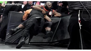 WWE SmackDown 12 March 2015 - WWE Roman reigns angry Mark henry 3/12/15