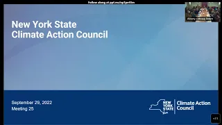 Climate Action Council September 29 Meeting