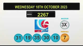 NLCB Lotto Plus Draws Results Wednesday October 18th 2023