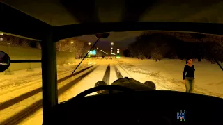 City Car Driving - GAZ-AA Snow Night | Cruise G27