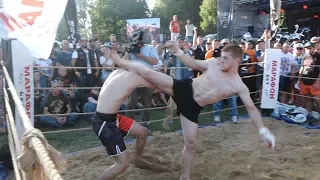 WUSHU MASTER vs Airborne Forces, Gangster and MMA !!! Tag team 2 vs 3 !!!