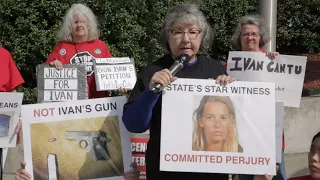 Rally for Ivan Cantu with his mother - Collin County Courthouse  - 3/31/23