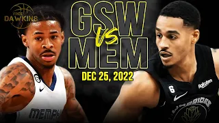 Golden State Warriors vs Memphis Grizzlies Full Game Highlights | NBA Christmas 2022 | FreeDawkins