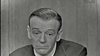 What's My Line? - Fred Astaire; Martin Gabel [panel] (Jun 8, 1958)