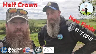 Half Crown on the New Pasture | Metal detecting uk | Fun out detecting