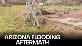 Camp Verde residents return to damaged homes following severe flooding