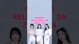 Twice sub unit misamo to debut on 26th July 2023 #sana #mina #momo #misamo #twice